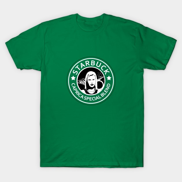 Starbuck - Battlestar Galactica T-Shirt by JohnLucke